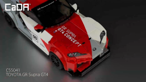 CaDA Toyota GR Supra GT4 Racing Car Brick DIY 1:24 Scale Vehicles Set C55041W