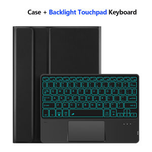 AJIUYU | Tablet Case For iPad 9.7 lnchDetachable Keyboard for iPad 7/8/9th 10.2" Pro 9.7 10.5" Air 1st 2nd Generation With Pencil Holder