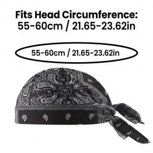 1PC Breathable Quick Dry Bandana Pirate Cap Helmet Liner Cooling Bicycle Headscarf Cycling Hat Headband Cooling Bicycle Hat