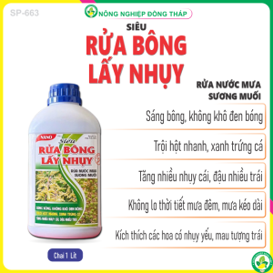 Siêu RỬA BÔNG LẤY NHỤY – Rửa Nước Mưa Sương Muối (Chai 1 Lít)