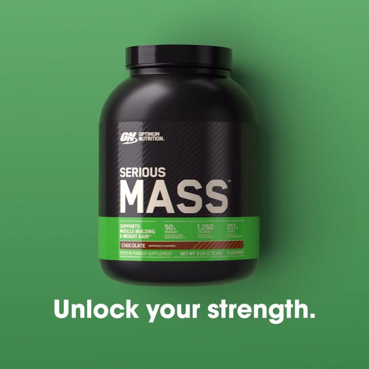 Optimum Nutrition Serious Mass 12 lbs Protein Whey Protein Powder