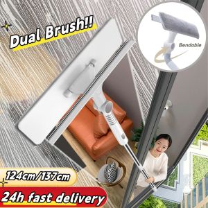 360° Window Cleaning Brush & Double-Sided Floor Mop: A Comprehensive Guide