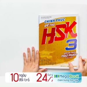 Sách Combo Chinh phục đề thi HSK 3 - HSK 4 - HSK 5 (Kèm giải thích ngữ pháp chi tiết)