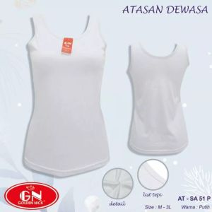 GOLDEN NICK TANGTOP Tali Besar AT51 - Atasan Wanita Golden Nick - Singlet Cewek - Tangtop Cewek Golden Nick | Tanktop Cewek - Pakaian Dalam Wanita - ALFA MABRUK