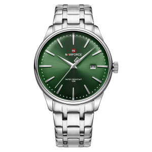 NAVIFORCE 9230 Casual Stainless Steel Strap Quartz Watches Date Sport Waterproof Men’s Wrist Watch