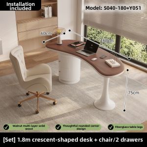 New High-end Luxury Real Wood Writing Desk