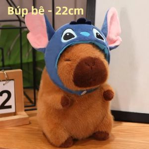 Đồ Chơi Nhồi Bông Capybara Với Mũ Pikachu Thiết Kế Stitch Lucifer Cat Thú Nhồi Bông Sáng Tạo Móc Khóa Túi Xách Dành Cho Bé Gái Quà Tặng Độc Đáo
