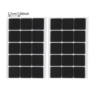 12/30/48PCS Rubber Adhesive Furniture Feet Pad Non Slip Table Chair Leg Mat Floor Protector For Home Table Stool Foot Protection