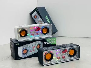 PROMO COD Speaker Bluetooth RGB BoomBassTic Transparan Armour 10W Canon A39 Full Bass Stereo