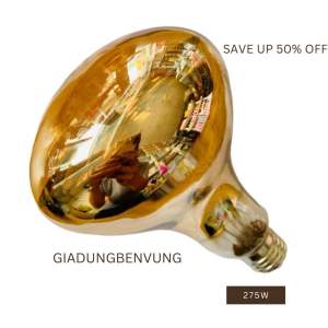 Bóng sưởi thay thế cho tất cả các loại đèn sưởi trên thị trường