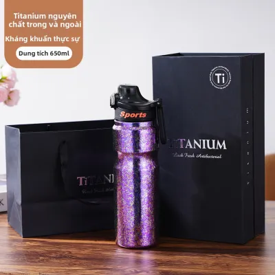 Bình Giữ Nhiệt Titanium Đôi Tường Chân Không