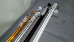 ALKAN Batang Gorden Single FullSet Kotak Rell Rollet Tirai Pintu Jendela Kamar Mandi