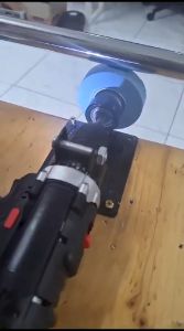 Dudukan Bor Tangan Lengkap Adaptor Stand Holder Mesin Meja Bonus 1 Mata Poles