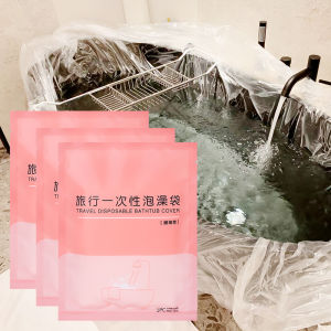 1/3Pcs High Quality Home Disposable Bathtub Cover Hotel Salon Bathtub Soaking Bag Thickened Plastic Film Travel Supplies