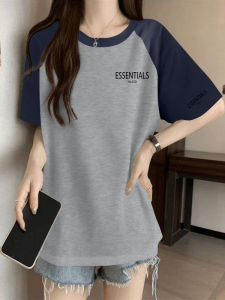 Áo Thun Cotton Mùa Hè Tay Ngắn Cổ Tròn Rộng Rãi Thời Trang Phong Cách Hàn Quốc Đa Năng in Họa Tiết Thường Ngày Cho Nữ