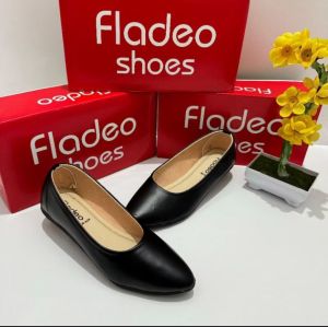 Sepatu Wanita Fladeo Model Polos Untuk Kerja Terbaru Kekinian 2025