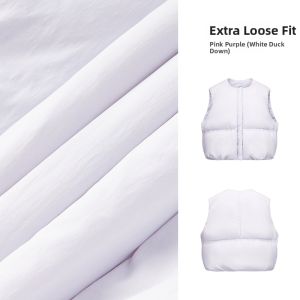 Semir | Solid Color Waist-defining Round-neck Layered Down Vest Winter Womens