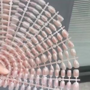 30Pcs Nude Color Fake Nail Fashion Press On Quick Extension Matte Wearable False Nails Natural Multi-Style Full Cover Nail Tips