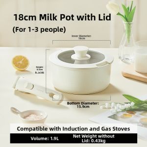 CAROTE | Baby Multi-Cooking Pot with Removable Handle Non-Stick