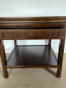 Pure Solid Wood Small Square Table Living Room Small Coffee Table Sofa Side Corner Table Side Table New Chinese Small Square Table Square Minimalist