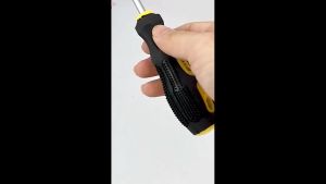AUK Flat And Phillip Screwdriver Magnetic Tip Flexible Soft Handle Screw Driver High Quality Tool