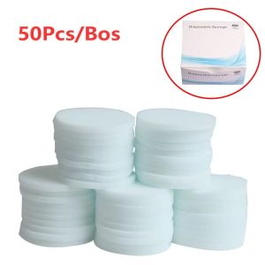 50Pcs/Box Disposable Clean Sponge Pad Soft Dental Endo Files Cleaning Foam Stand Replacement Foam Teeth Whitening Tools