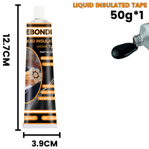Black Waterproof Liquid Electrical Tape Rubber Insulating Cable Wire Coat Glue Insulation Adhesives Sealer Home Fix Line Glue