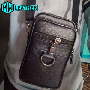 tas pria kulit tas selempang cowok produksi garut