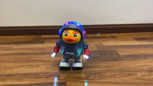 BabyShop-M311 Mainan Anak Bebek Astronot Joget Robot Menari Ada Lampu + Musik / Dancing Robot Joget Space Duck Dance Kids / Mainan Bebek Luar Angkasa
