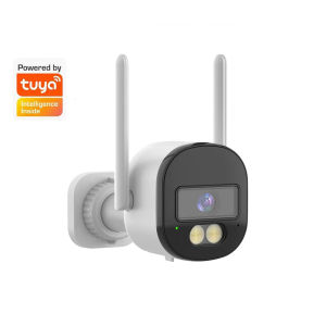 Mini Tuya Smart Life IP WiFi Camera Outdoor 4MP CCTV Security Camera 2 Way Audio Night Vision Smart Waterproof Video Survillance Set AS-TY6201H