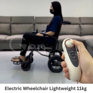 Electric Wheelchair Lightweight 14KG V1 Gentech - Kerusi Roda Elektrik Ringan - Aluminium Alloy Frame
