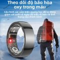 Nhẫn Thông Minh Xiaomi 5ATM Chống Nước IP68 Theo Dõi Sức Khỏe Theo Dõi Nhịp Tim Theo Dõi Giấc Ngủ Thể Thao Hoạt Động Nhẫn Nam Chất Liệu Hợp Kim. 