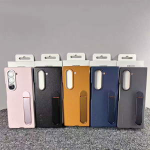 Samsung | Samsung Galaxy Z Fold 7 6 5G Luxury Leather Stand Cover Case With Kickstand Camera Protect Slim Shockproof Shell Z Fold7 Fold6