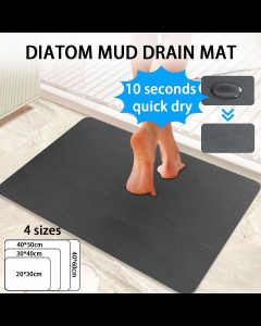 Keset Diatomite Soft/ Keset Dapur & Kamar Mandi Serap Air Anti Slip Keset Mandi Anti Bau