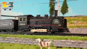 Retro train rail car electric train high-speed rail transport carriage passenger childrens educational toy boy