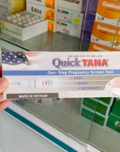 Bút thử thai nhanh QuickTana kết quả chính xác - Bút thử thai Quicktana không cần dùng cốc thử ( 1 Que )