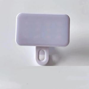 Portable Mini Selfie Fill Light Rechargeable 3 Modes Adjustable Brightness Clip On For Mobile Phone Computer Fill Light