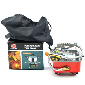 Foldable Mini Square Stove Portable Heater Cover Camping Cooking Utensil Ultra-Light Travel Cookware For Hiking Fishing