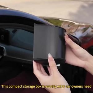 SEAMETAL Universal Car Door Cup Holder Box Extra Large Opening Multi-Functional Back Clip Storage Bucket Waterproof & Leakproof