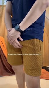NDY - 100rb dapat 4pcs Celana Dianmond Knit Kolor Pendek Pria Wanita Dewasa