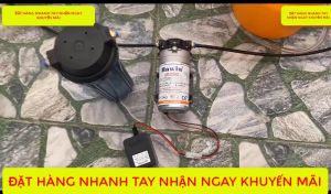 Bơm Phun Sương - Tăng Áp Cho Máy Lọc Nước FUSHINI HP-2500 - Chuyên Dụng CHo Lắp Đặt Hệ Thống Phun Sương Làm Mát - HÀNG CHÍNH HÃNG - BẢO HÀNH TOÀN QUỐC