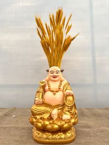 Tượng phật Di Lặc ngồi cao 26cm đủ màu shop tự chụp | Tượng Phật Hoa Tiên
