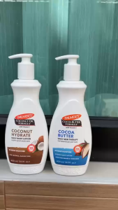 palmers bodylotionขนาดใหญ่400ml 4สูตร Softensmooth/Coconut oil/Olive oil/Raw shia