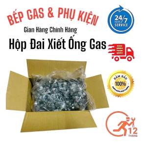 Hộp Cổ Dê (Đai Xiết ) Kẹp siết / Cố Định Ống Dẫn Gas (200 Chiếc/Hộp)