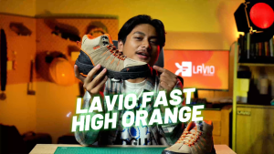 Lavio Sepatu Gunung Boots Hiking Tektok Muncak Climbing Best Seller Best Quality Lavio Fast Orange