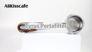 AliKisscafe 51mm Coffee Bottomless Portafilter Naked Double Spout for Delonghi EC680 685 Homix Espresso Accessories Barista Tool