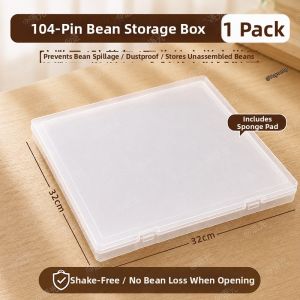 YUGUANG | Anti-Spill Dust-Resistant Bean Storage Container 104 Pegs