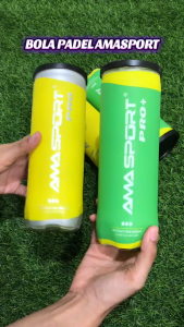 AMA SPORT PRO Bola Padel Yellow Isi 3 Tenis Padle Ball Isi 3 Yellow Original