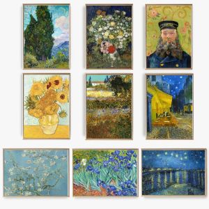 Vincent Van Gogh Select Print Poster Impressionist French Landscape Flower Starry Night Canvas Painting Wall Art Room Home Decor