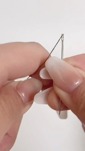 ALX Malaysia Self-Threading Needles Stainless Steel Household DIY Sewing Tool Blind Needle Quick Jarum Jahit Mudah 免穿针